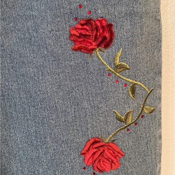 NWOT Vintage Empathy Embroidered Jeans size 8 - Picture 5 of 11